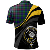 Campbell of Cawdor Modern Tartan Polo Shirt - Royal Coat Of Arms Style